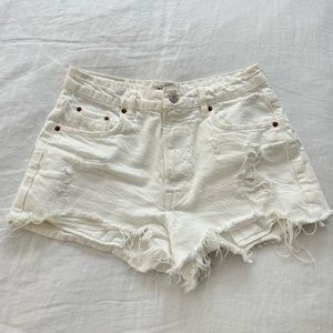 Zara White Jean Shorts!